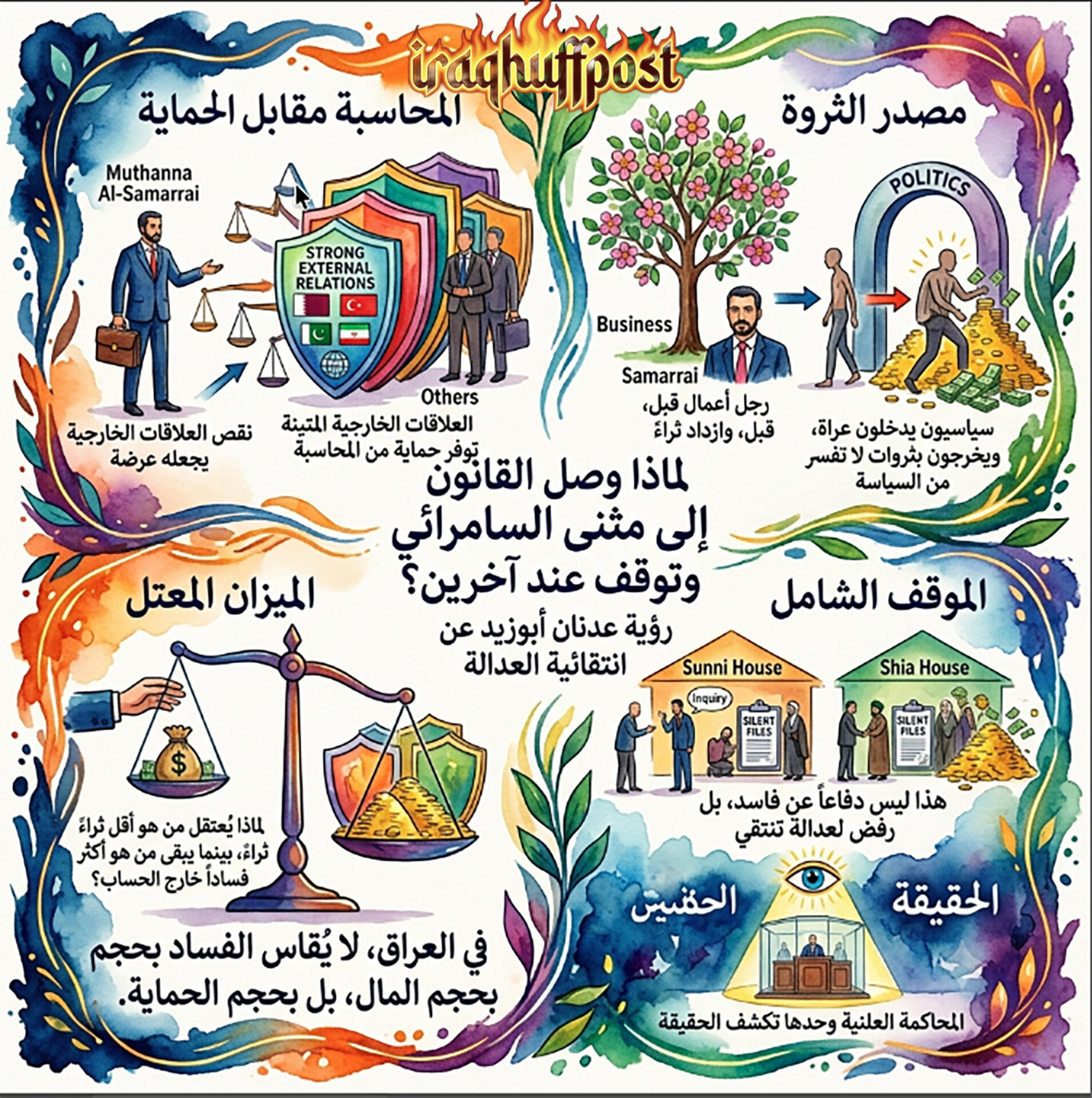 لماذا وصل القانون إلى مثنى السامرائي وتوقف عند آخرين؟