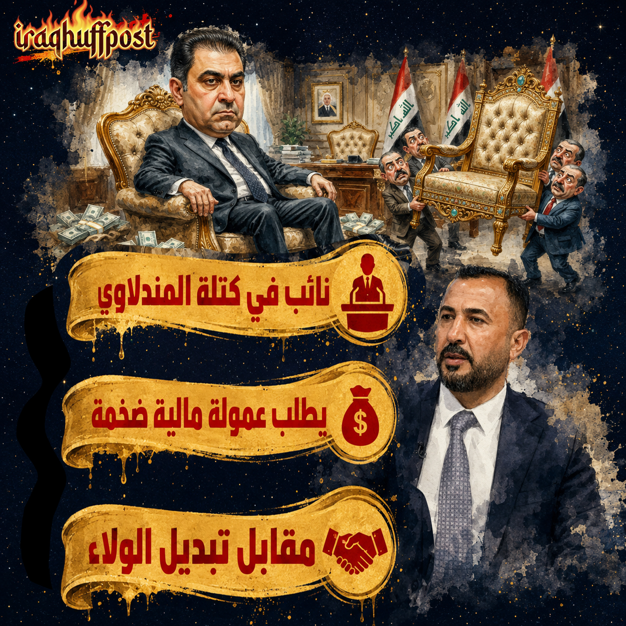 نائب مستجد الظهور: رسول ‘النزاهة’ على الشاشات .. ورشاوى ضخمة مقابل الانتقال الى كتلة سياسية