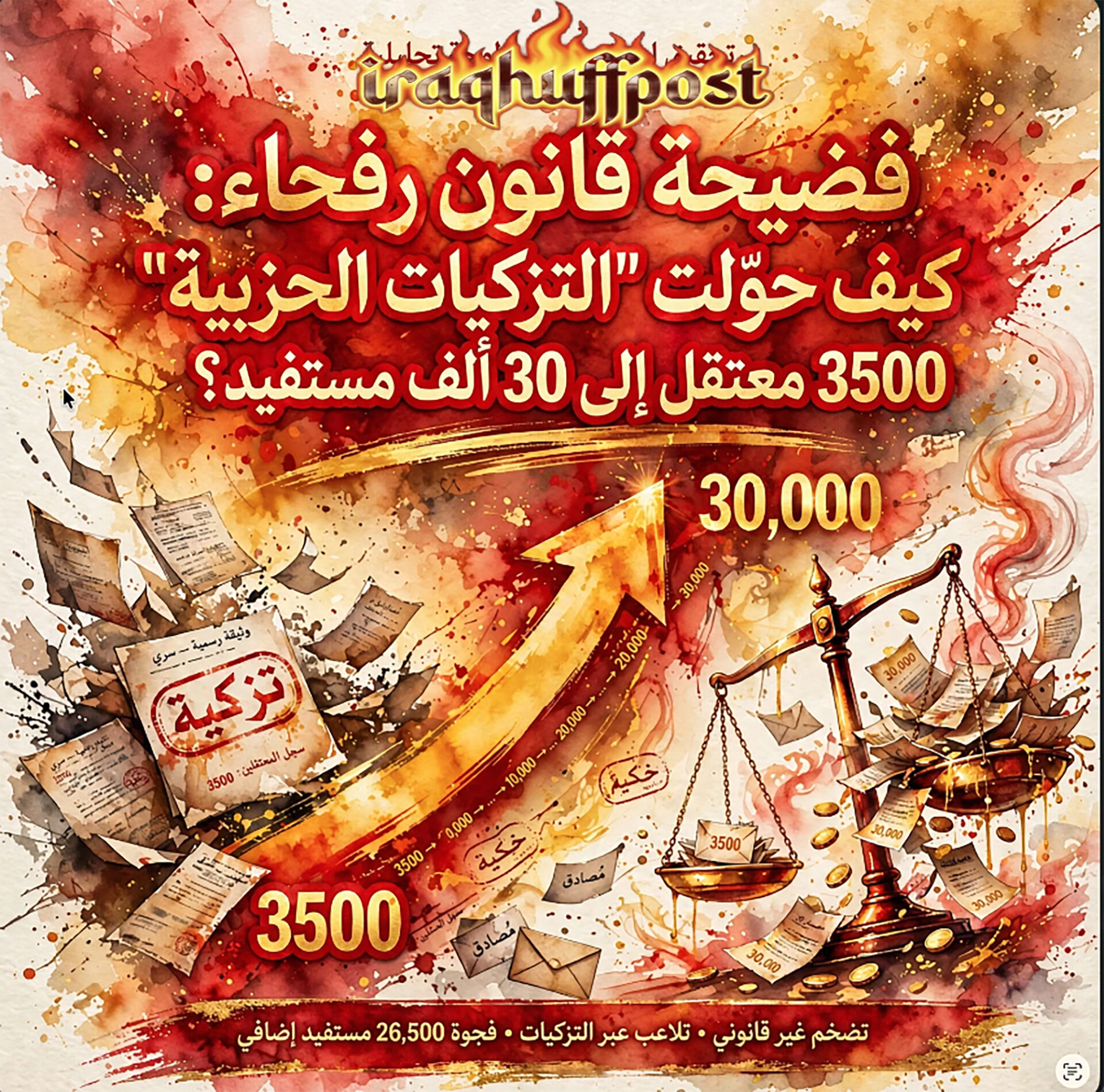 فضيحة قانون رفحاء: كيف حوّلت “التزكيات الحزبية” 3500 معتقل إلى 30 ألف مستفيد؟