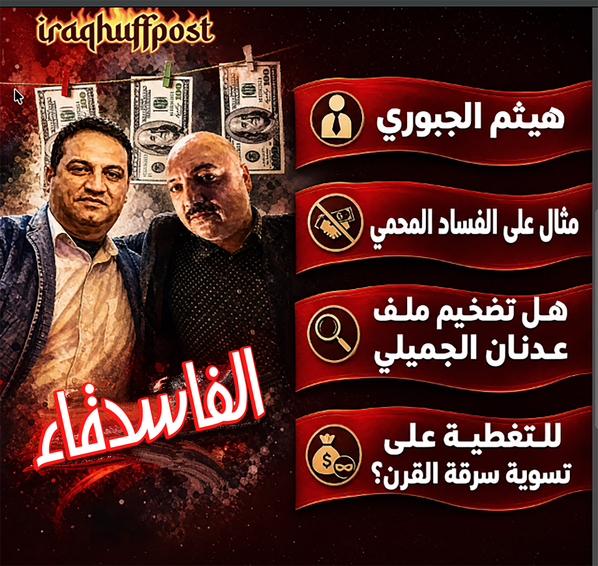 هيثم الجبوري .. من يضع الغطاء على بالوعته النتنة؟