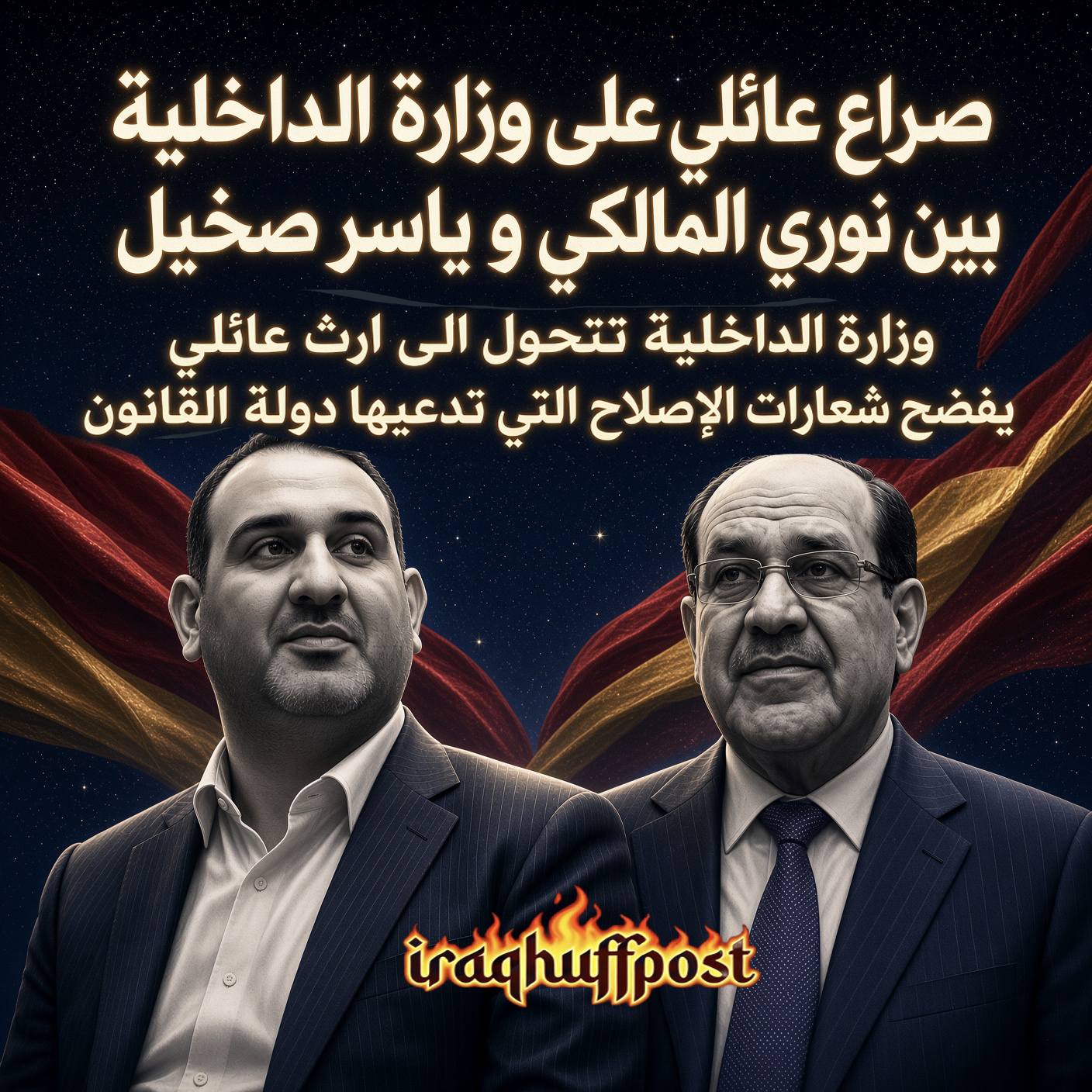 صراع عائلي على وزارة الداخلية بين نوري المالكي وياسر صخيل