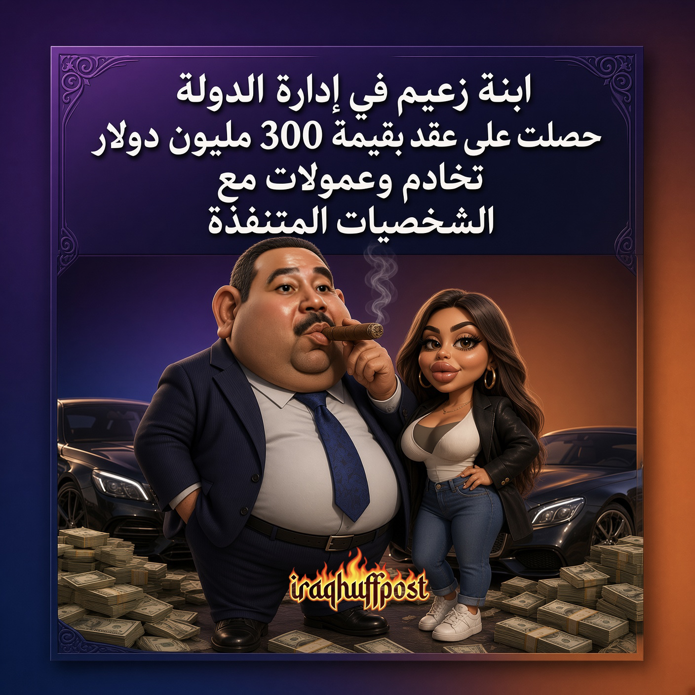 ابنة زعيم في إدارة الدولة حصلت على عقد بقيمة 300 مليون دولار