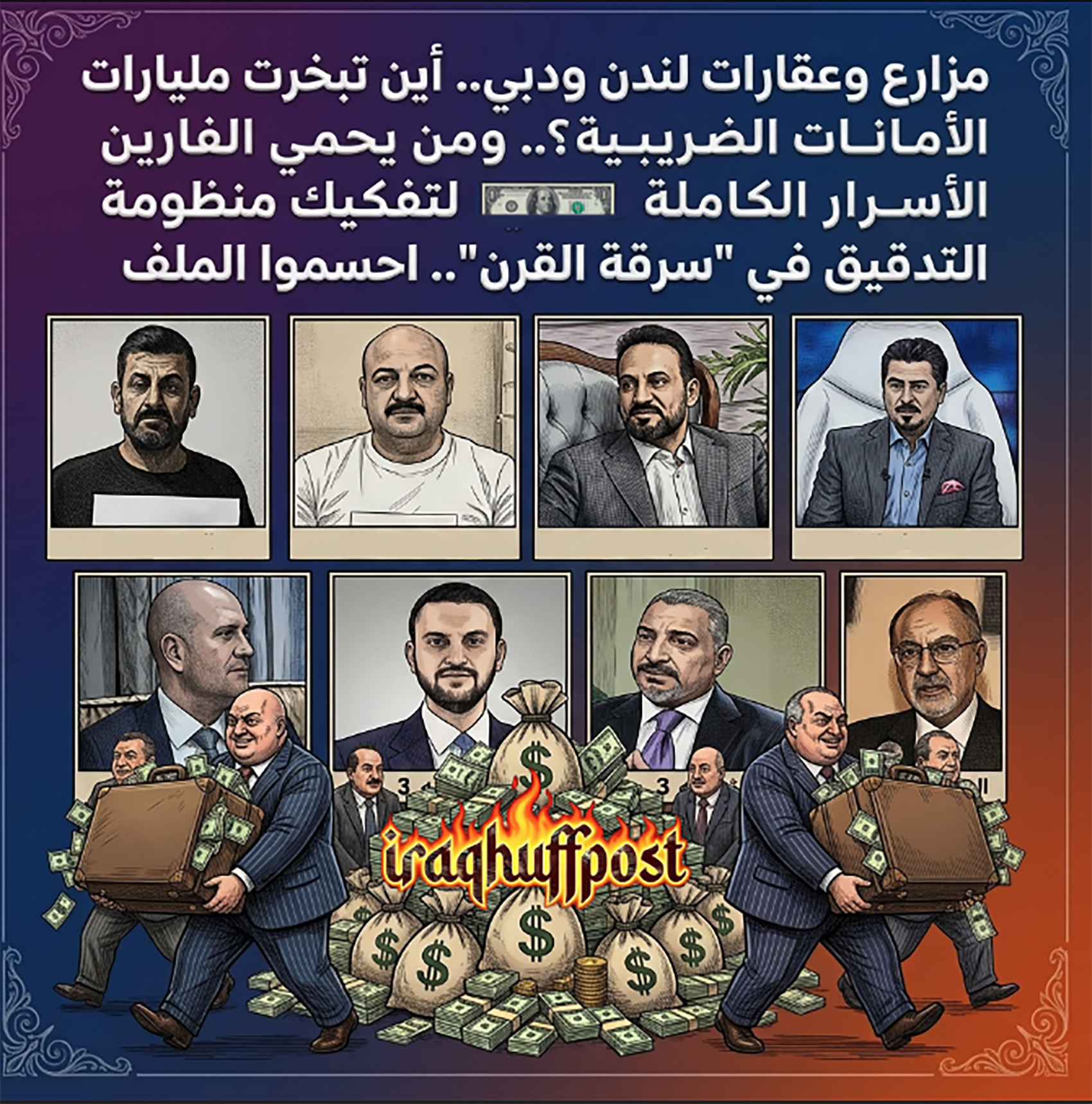 مزارع وعقارات لندن ودبي.. أين تبخرت مليارات الأمانات الضريبية ومن يحمي الفارين؟..  الأسرار الكاملة لتفكيك منظومة التدقيق في “سرقة القرن”.. احسموا الملف