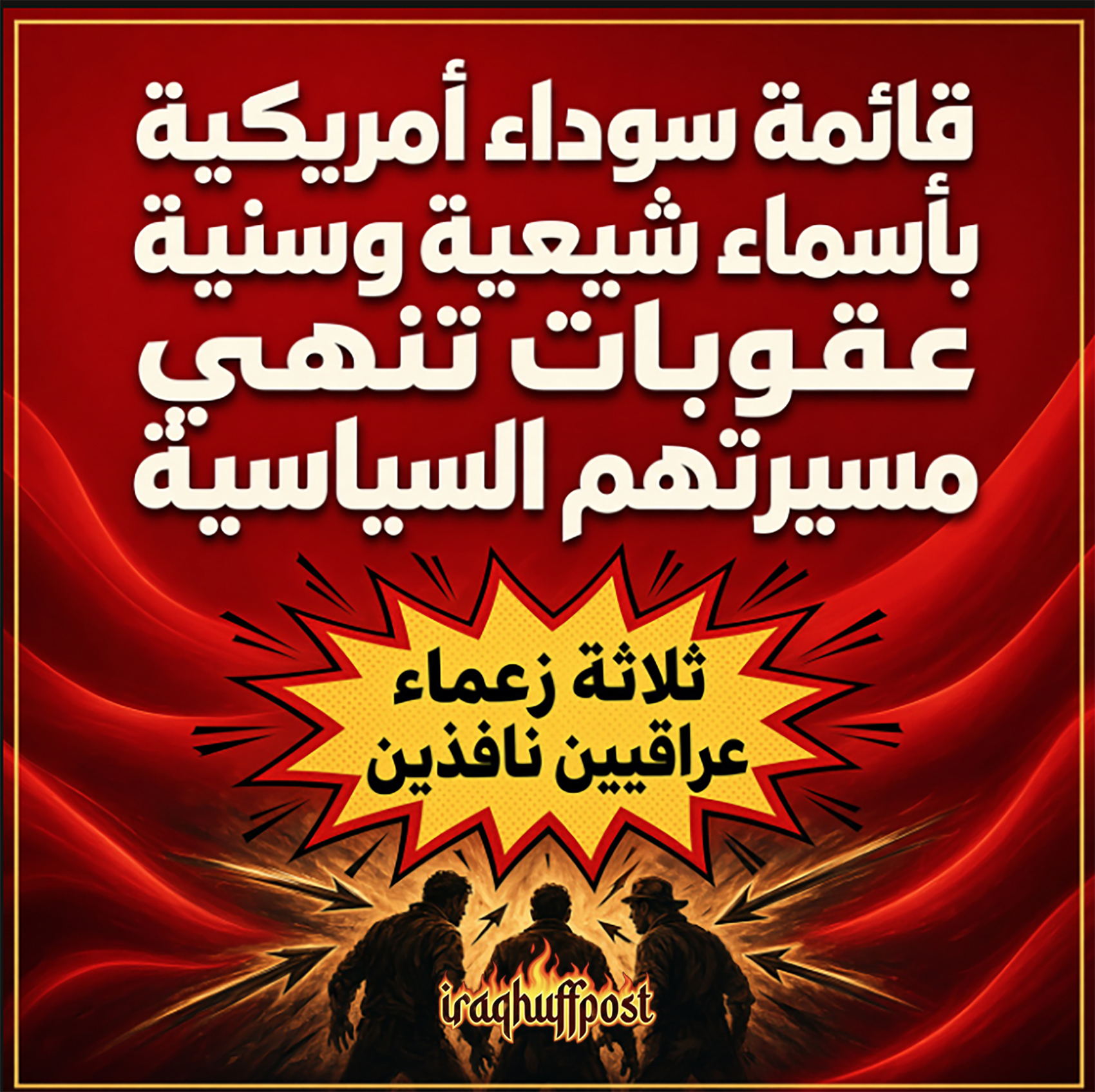  قائمة سوداء أمريكية تجمع أسماء شيعية وسنية… عقوبات قد تنهي مسيرتهم السياسية